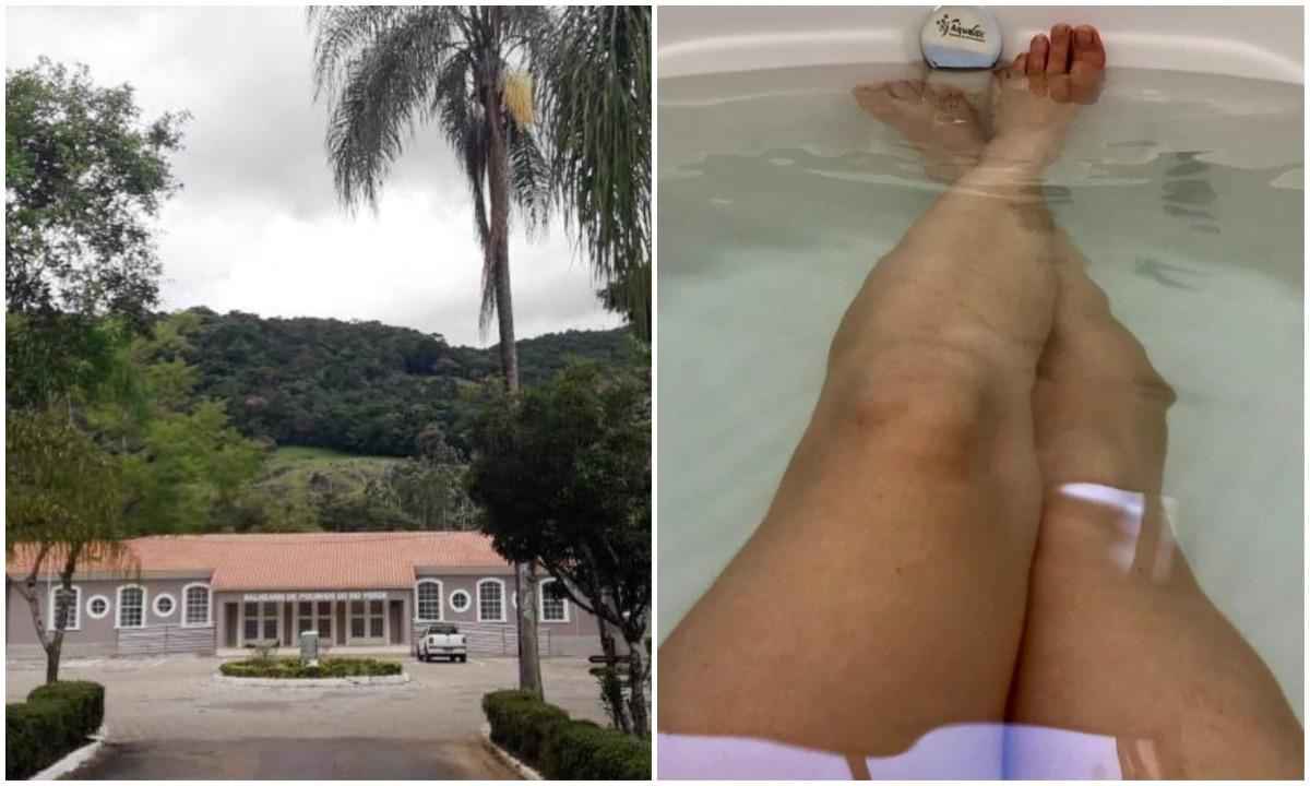 Termalismo: Conheça a cidade em MG que faz tratamento, pelo SUS, com banhos - Balneário Reynaldo de Oliveira Pimenta/Divulgação