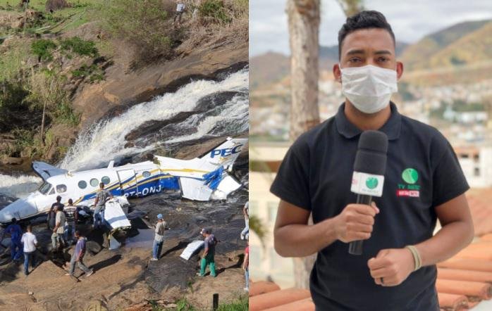 'Bastante chocado. A cidade está arrasada', diz repórter que cobriu resgate -  Reprodução/WhatsApp e Wesley Miguel Bráz/Arquivo pessoal