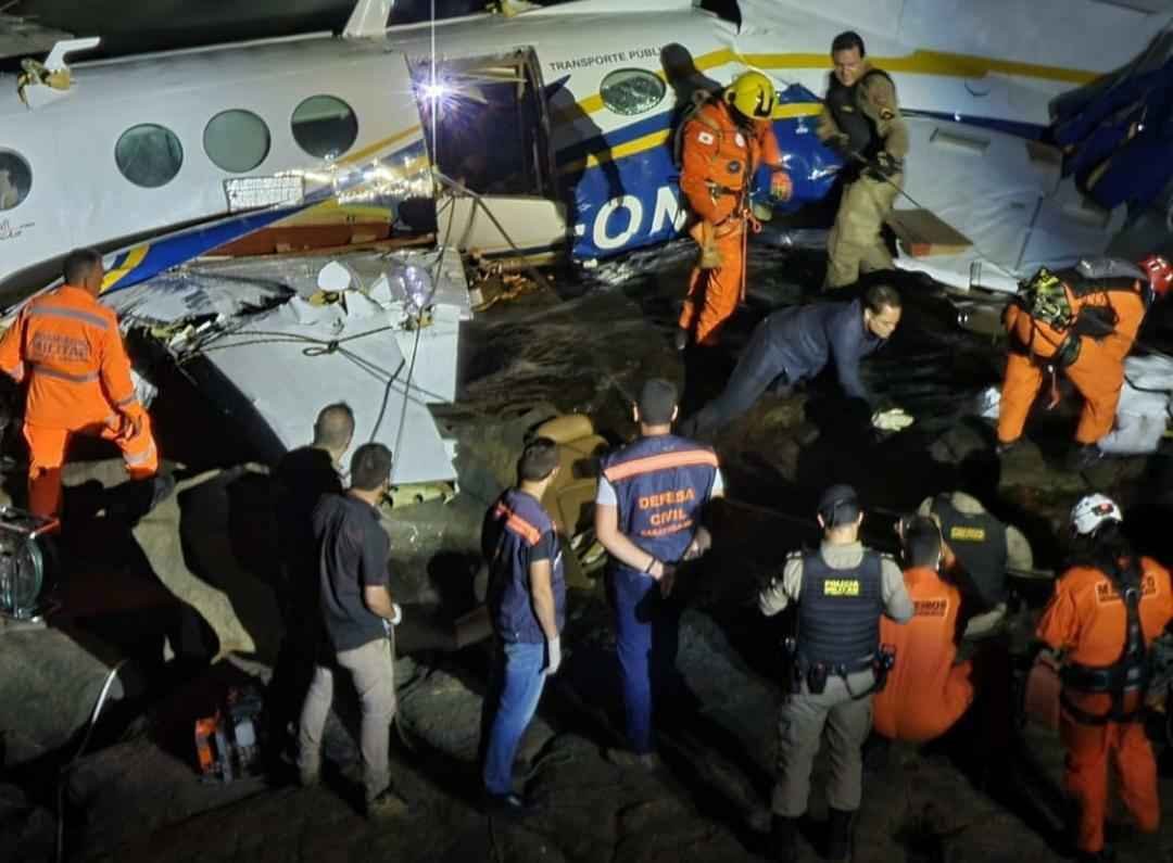 Veja o que se sabe sobre o acidente aéreo que matou Marília Mendonça  - Divulgação/Corpo de Bombeiros