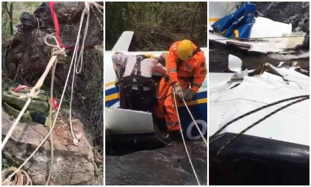 Vídeo mostra complexidade no socorro ao acidente de Marília Mendonça - Corpo de Bombeiros MG/Divulgação