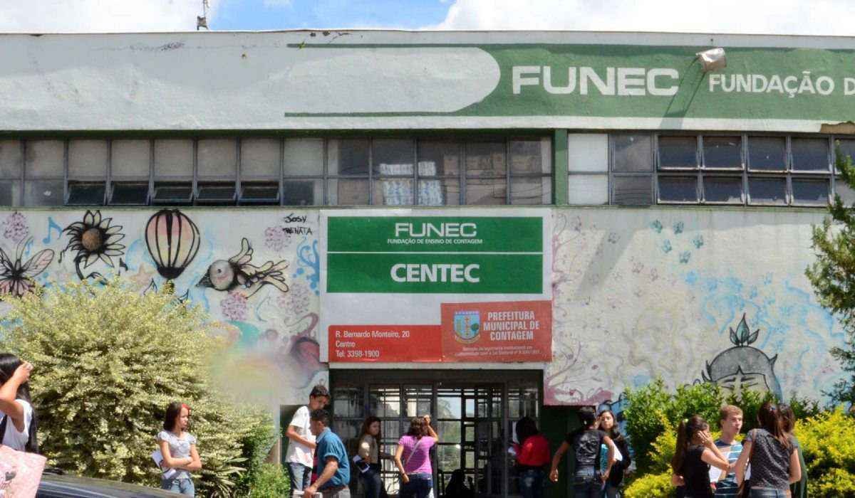 Funec de Contagem abre 1.020 vagas para ensino técnico e médio em 2022 - Arquivo/Prefeitura de Contagem (foto tirada antes da pandemia)