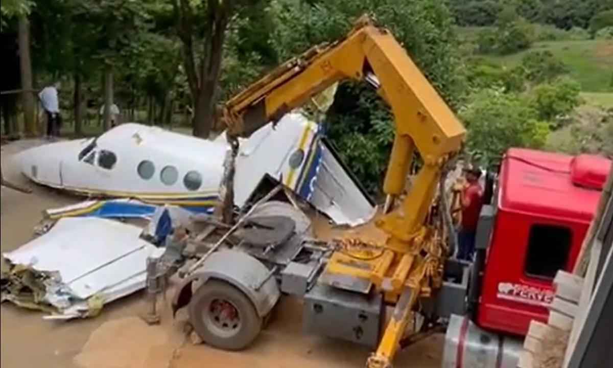Destroços de avião que levava Marília Mendonça vão para Aeroporto do Galeão - Reprodução/Fervel/Facebook 
