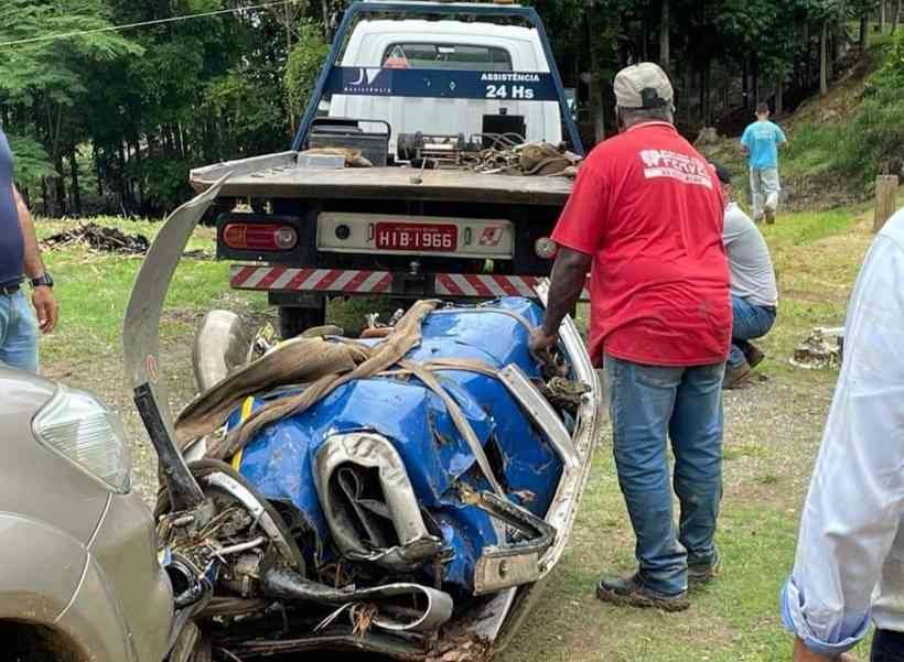 Motores de avião em que Marília Mendonça estava serão levados para Brasília - Fervel Auto Socorro/Divulgação
