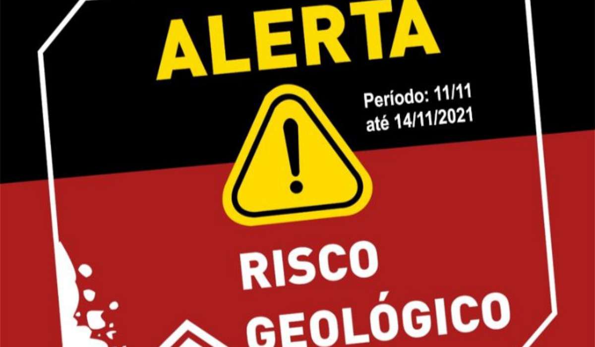 Defesa Civil alerta para risco geológico em BH até domingo  - Divulgação/Defesa Civil 