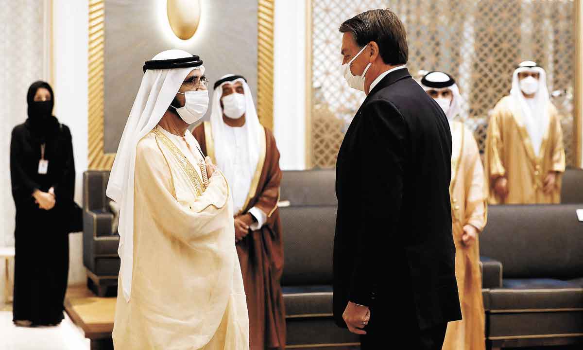 Em família em Dubai e precatórios para tratar na volta ao Brasil - Alan Santos/PR