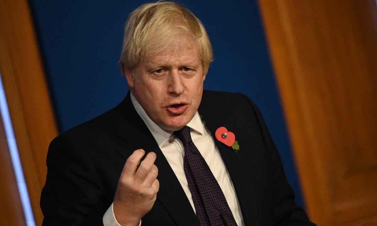 Boris Johnson diz que acordo da COP26 tem um pouco de decepção - Daniel Leal/Pool/AFP