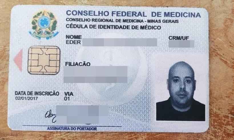 Homem é preso com documento falso para exercer medicina no Sul de Minas - Reprodução Polícia Civil