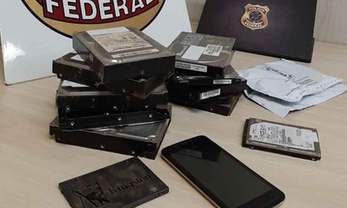 Homem de 53 anos é preso por armazenar e compartilhar pornografia infantil - Polícia Federal de Uberaba/Divulgação