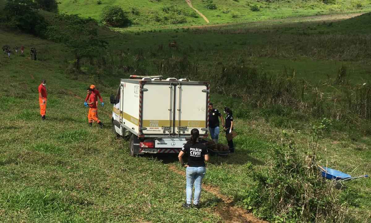 Polícia encontra corpo de homem desaparecido em cova rasa - PCMG/Divulgação