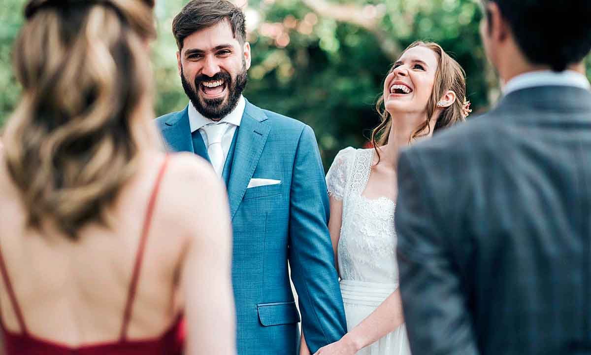 Músico se casa com arquiteta depois de cerimônia ser adiada por 17 meses - Luiza Villarroel/Divulgação