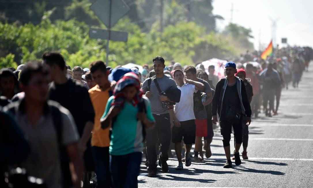 'Mentira, vão nos deportar!': migrantes não confiam nas promessas do México -  ALFREDO ESTRELLA / AFP
