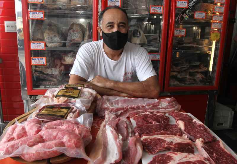 Maçã de peito vira 'brisket' no churrasco temperado pela inflação - Jair Amaral/EM/D.a press
