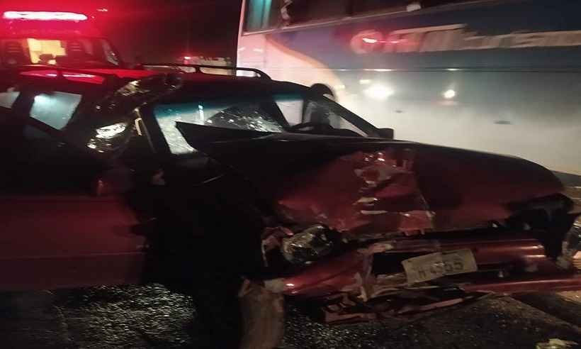 Acidente na BR-040 mata idosa e deixa o marido e a neta dela feridos - CBMMG