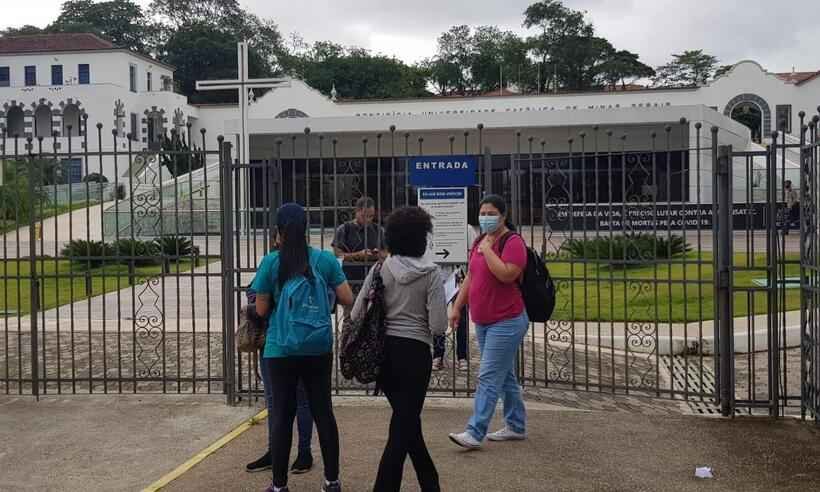Enem 2021: estudantes que já deixam locais de prova não relatam 'polêmicas' - Tulio Santos/EM/DA PRESS