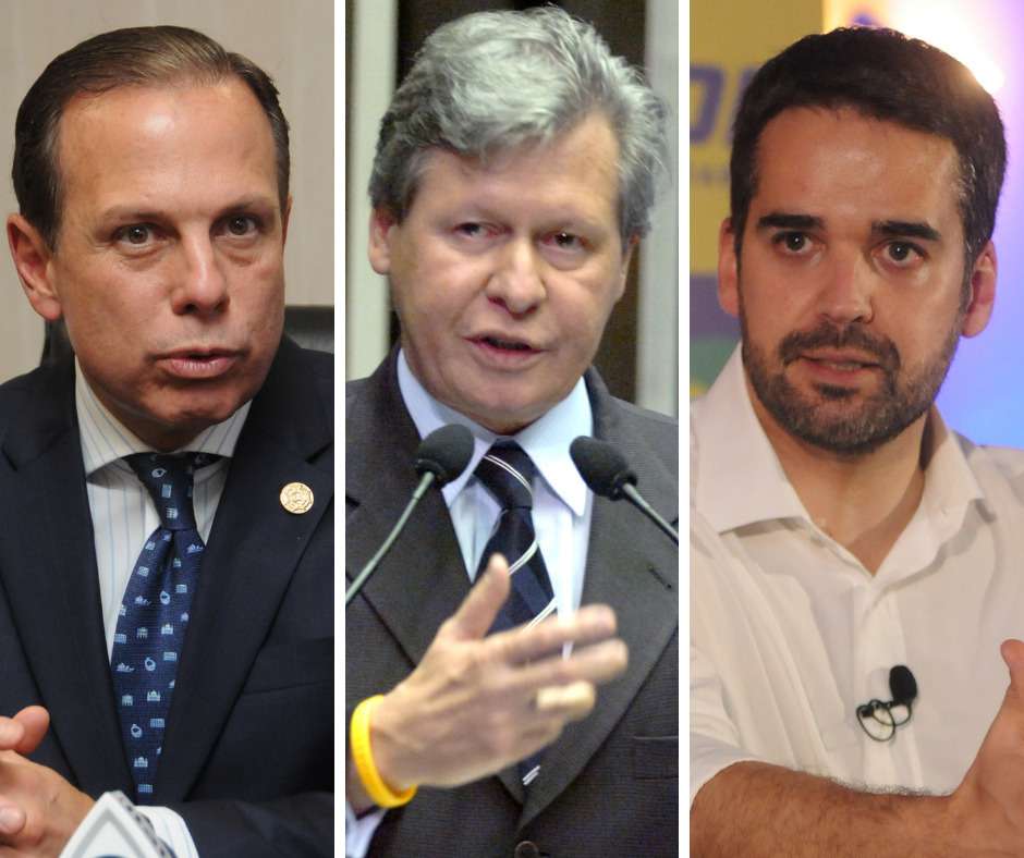 Partidos da 'terceira via' veem com preocupação fiasco de prévias do PSDB - Marcos Vieira/EM/D.A Press; Roosewelt Pinheiro/Agencia Senado; Túlio Santos/EM/D.A Press