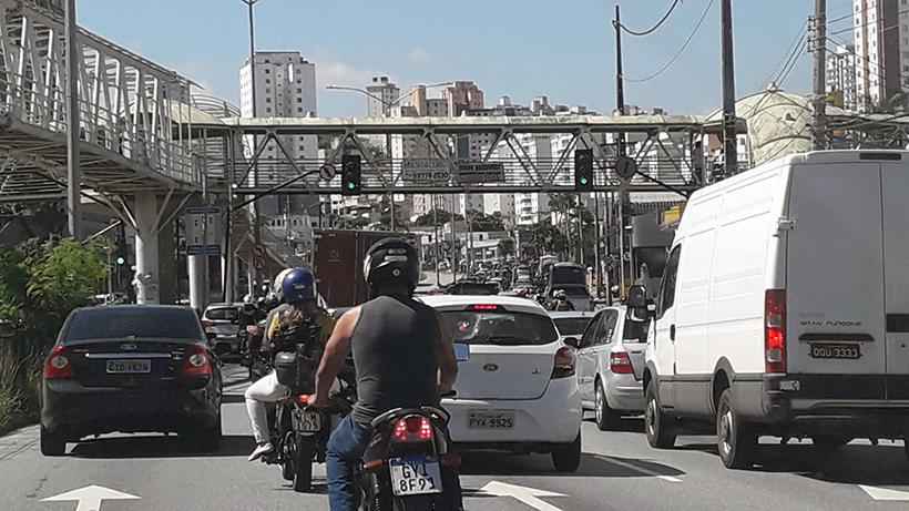 Greve em BH: um terço do trânsito do Centro e do Anel Rodoviário travou - Jair Amaral/EM/D.A.Press