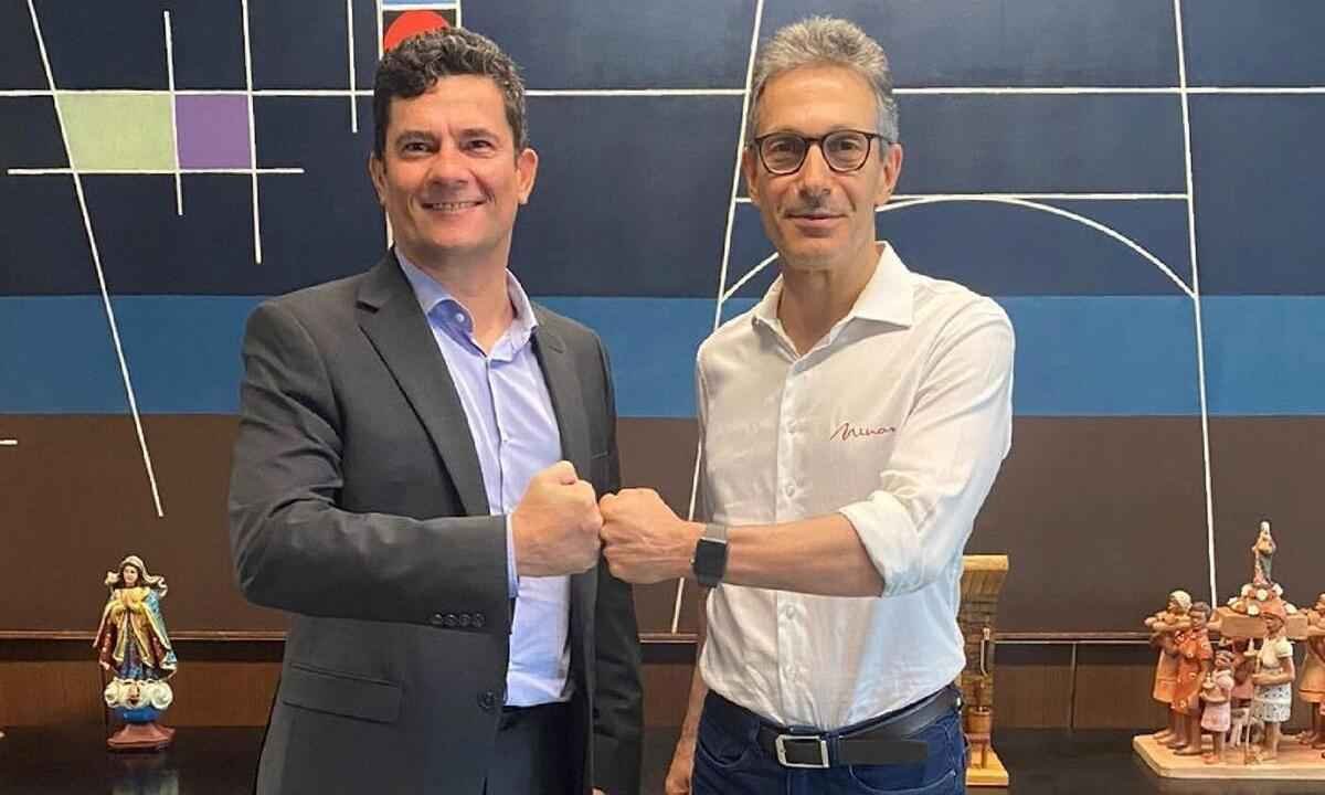 Moro almoça com Zema em BH; no cardápio, eleição e apoio em Minas Gerais  - Reprodução