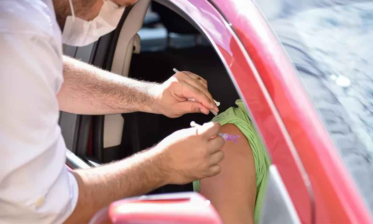 Uberaba atinge 90% de vacinação da 2ª dose dos adultos e vai encerrar drive - Prefeitura de Uberaba/Divulgação