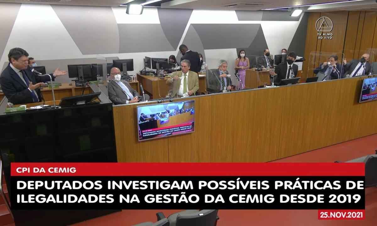 'Propaganda' da Cemig em CPI é criticada, e deputado rebate: 'Asneiras' - Reprodução/YouTube Assembleia de Minas Gerais