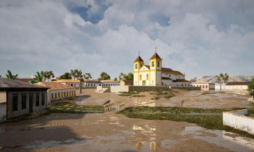 Equipe recria o Arraial de Curral del-Rei, demolido para construção de BH - PIBIC/IFMG/DIVULGAÇÃO 