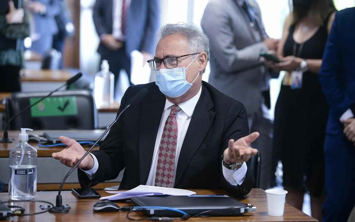 Renan sobre Bolsonaro: 'Não faltaram alertas sobre os equívocos' - Pedro França/Agência Senado