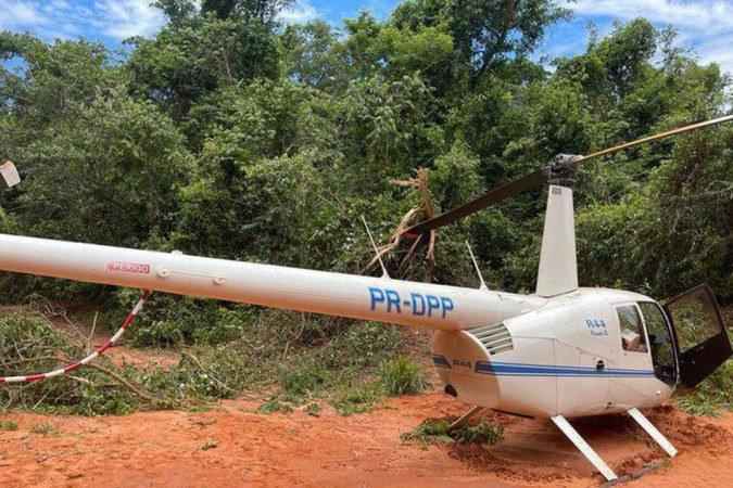 PF apreende helicóptero com cerca de 200 quilos de cocaína -  Polícia Federal