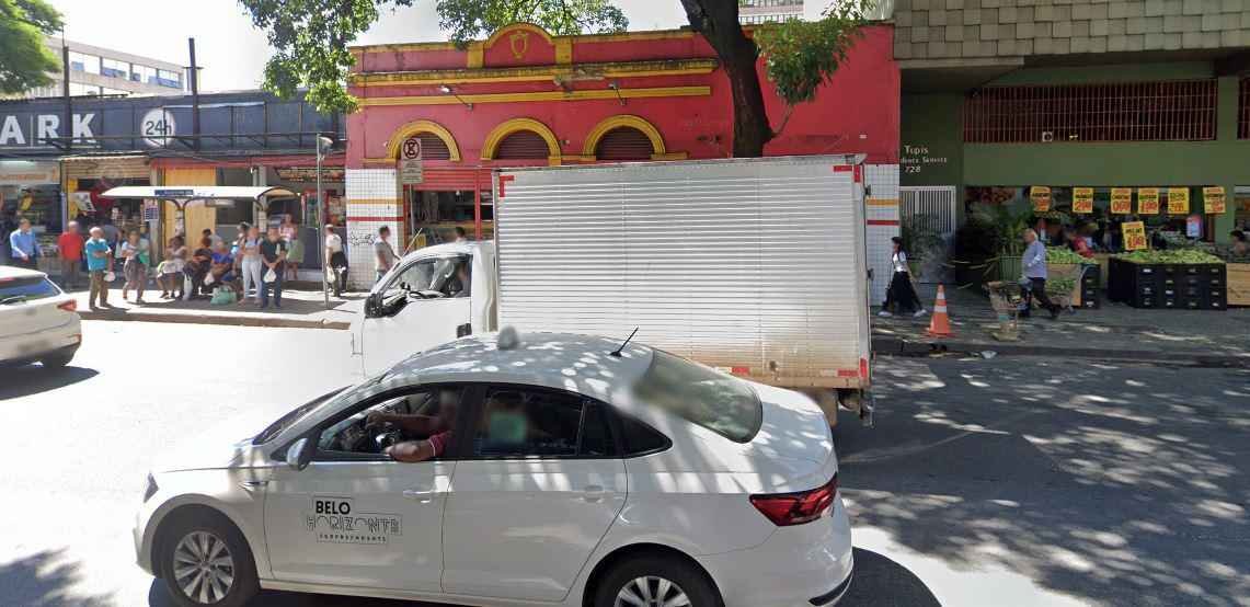 Homem de 30 anos matou açougueiro no Centro de BH com faca do comércio - Reprodução/Google Street View