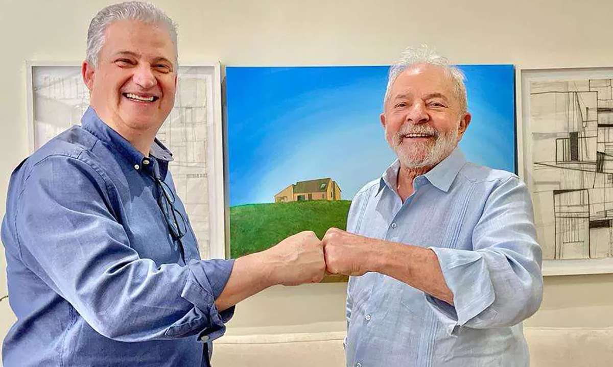 Braço político de Kalil, Adalclever se reúne com Lula: 'encontro de amigos' - Divulgação