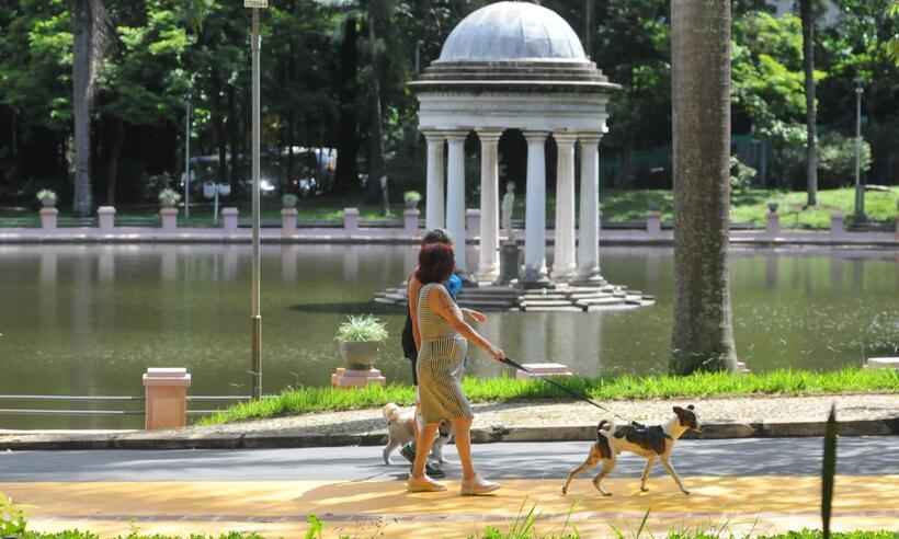 BH: Domingo com a volta do Parque Municipal é de alegria para os visitantes - Gladyston Rodrigues/EM/D.A. Press