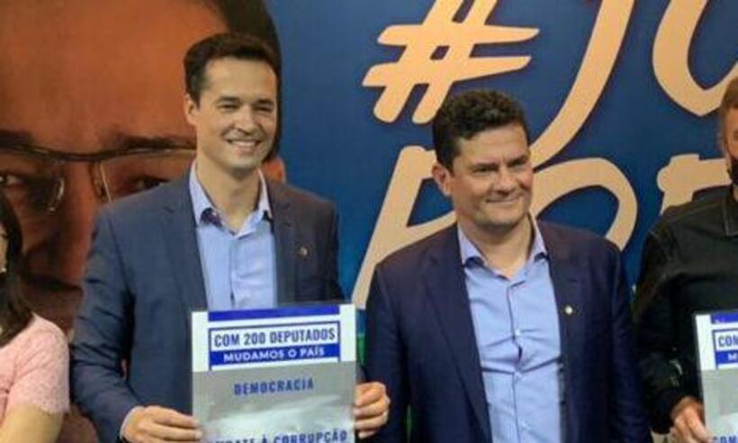 Moro sobre candidatura de Dallagnol: 'Deputado mais votado do Paraná' - Podemos/Reprodução
