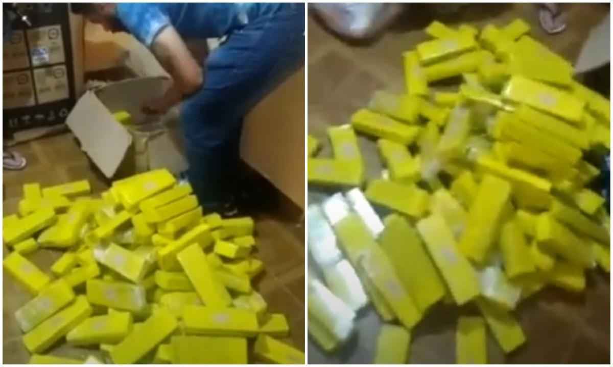 Polícia encontra 100 quilos de maconha com adolescente de 15 anos e jovens - PCMG/Divulgação