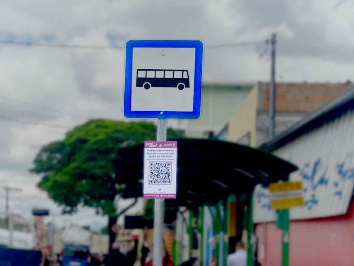 Pontos de ônibus de Contagem passarão a ter tecnologia de QR Code - Equipe Transcon/PMC