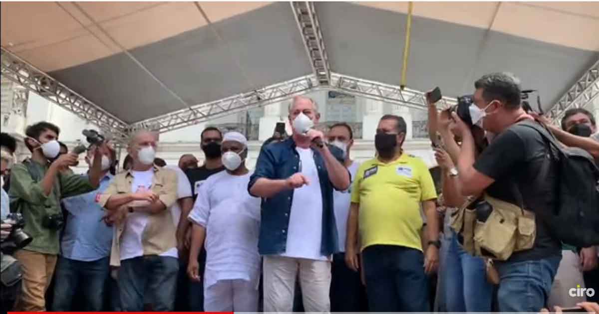 Ciro reage à PF, atacando Bolsonaro e 'Estado policial' - Repodução/YouTube - 2/10/21