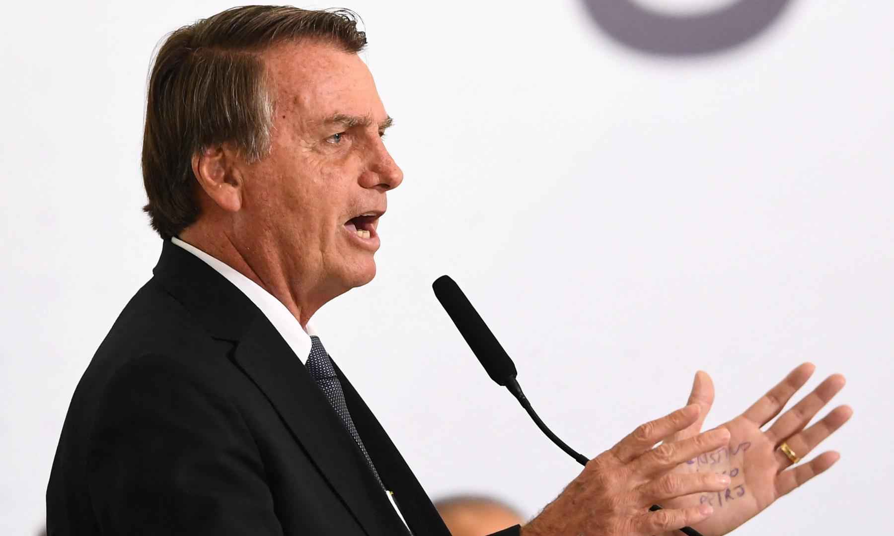 Bolsonaro responde a Ciro e Cid Gomes e nega interferência na PF: 'não existe isso aí' - EVARISTO SA / AFP