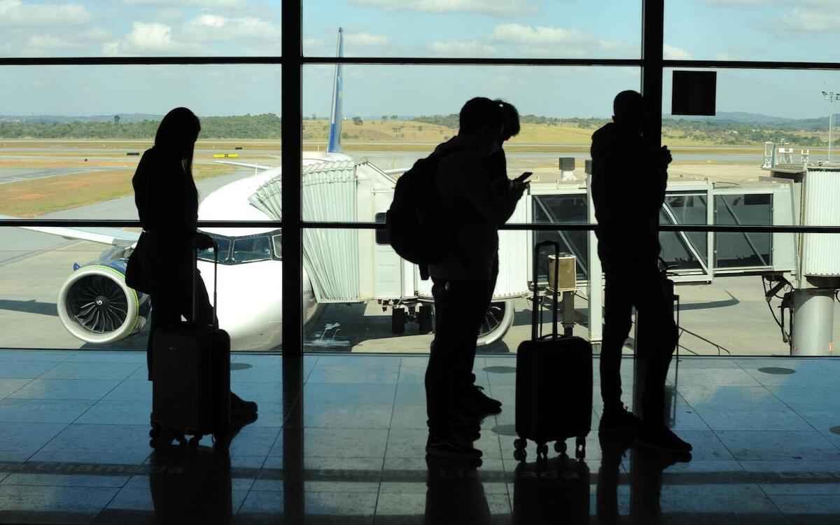 Dois procurados pela Interpol são detidos pela PF no Aeroporto de Confins -  Leandro Couri/EM/D.A Press
