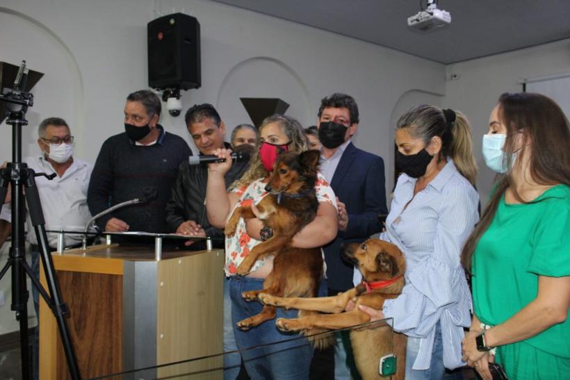 Prefeitura de Alfenas sanciona lei que cria o 'SUS animal' - Prefeitura de Alfenas/Reprodução