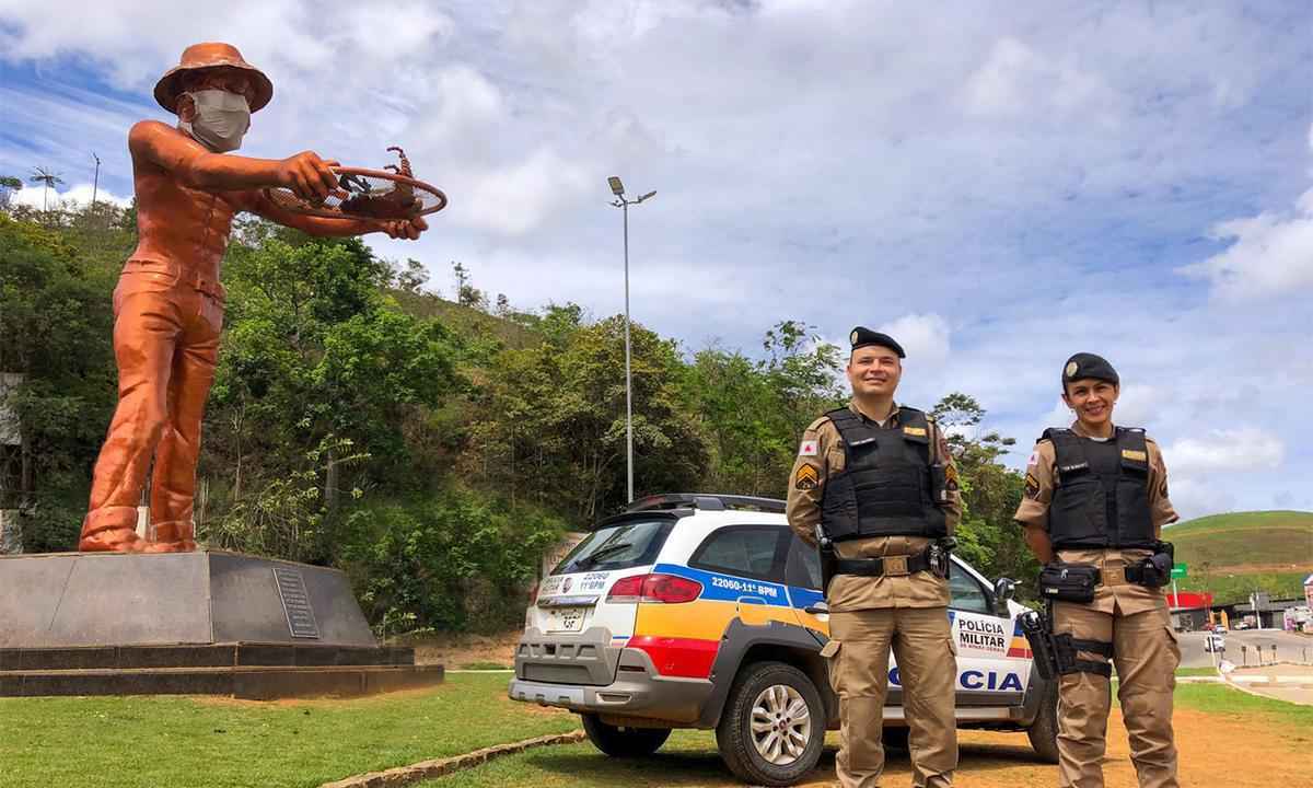 Polícias Civil e Militar comemoram 2 anos sem feminicídio em Manhuaçu - Polícia Militar de Minas Gerais/Divulgação 