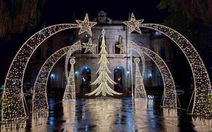 BH: iluminação de Natal na Praça da Liberdade é prorrogada até 6 de janeiro - Marcos Vieira/EM/D.A Press