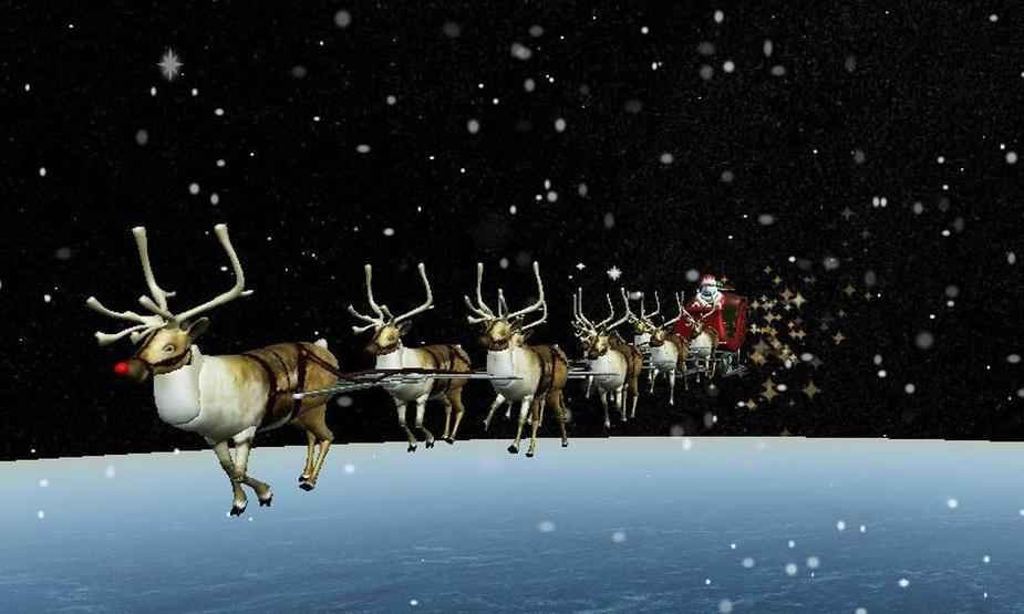 Papai Noel vem aí! Veja onde está o bom velhinho  - Reprodução/Norad