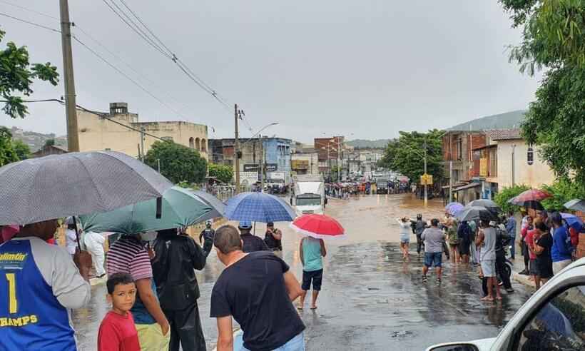 A situação das cidades no Norte de Minas depois das chuvas - Corpo de Bombeiros/ Divulgação