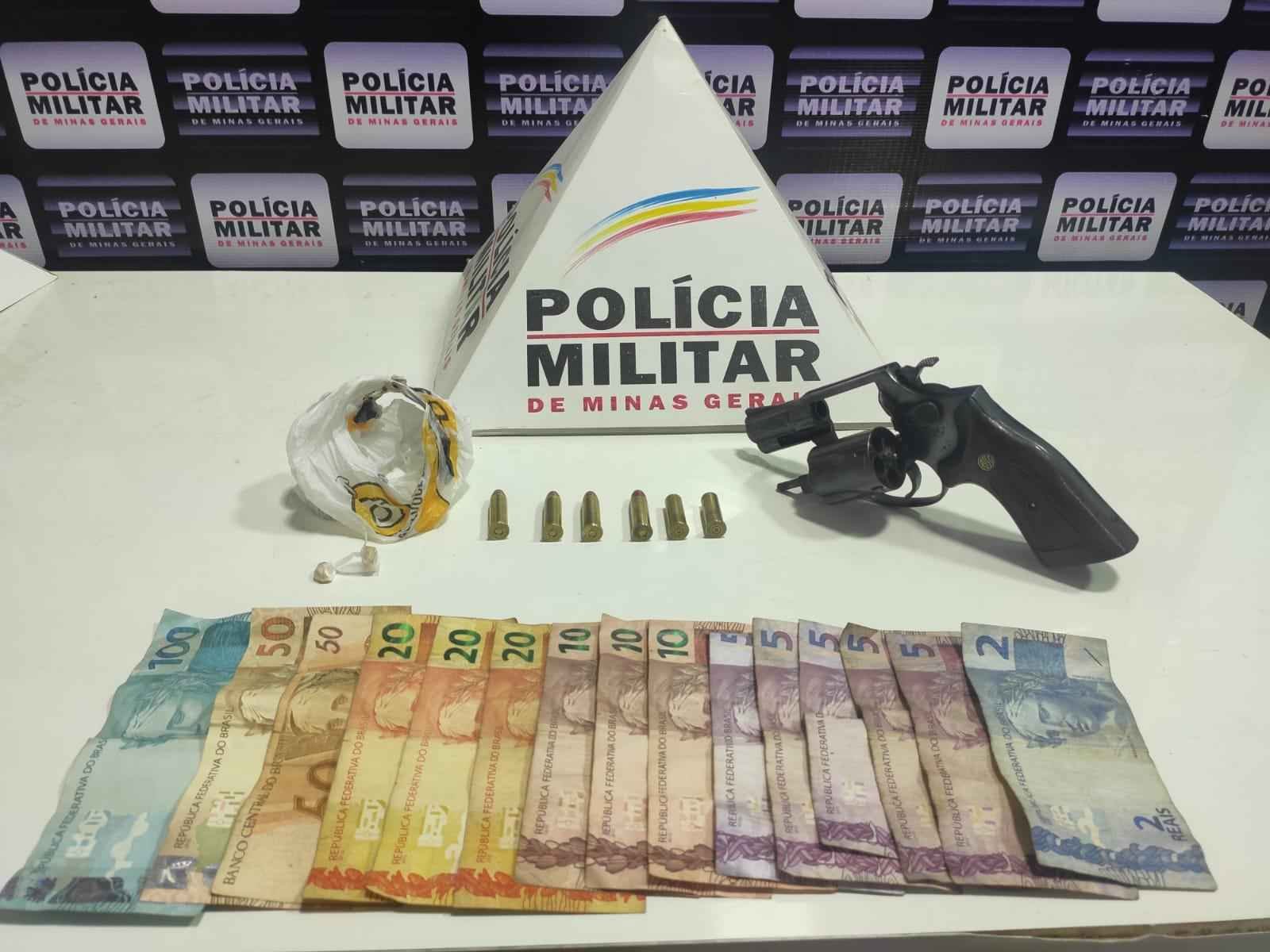 PM prende foragido da Justiça ao atender chamado de denúncia de tiros - PMMG
