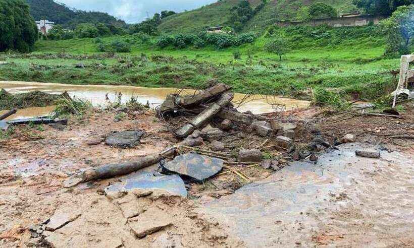 Três cidades mineiras estão sob alerta de risco geológico - Divulgação/Defesa Civil de MG
