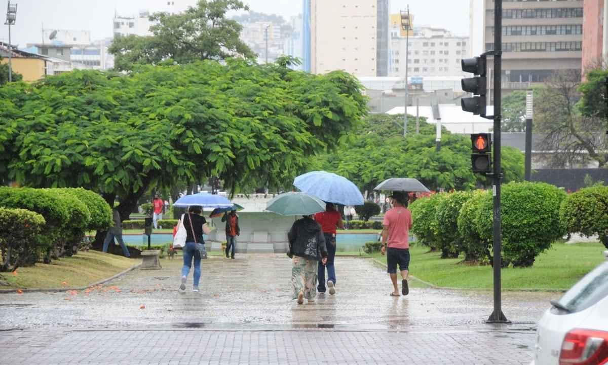 Duas regionais de BH acumulam quase 20% da chuva prevista para o mês - Juarez Rodrigues/EM/D.A Press