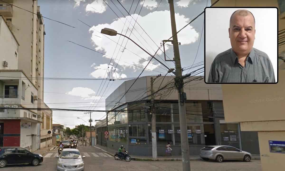 PM procura motorista que atropelou e matou funcionário público - Google Street View e arquivo de família