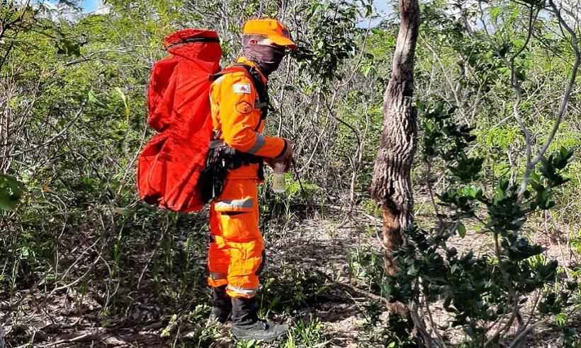 Encontrado corpo de homem desaparecido há cinco dias no Norte de Minas - CBMMG/dIVULGAÇÃO
