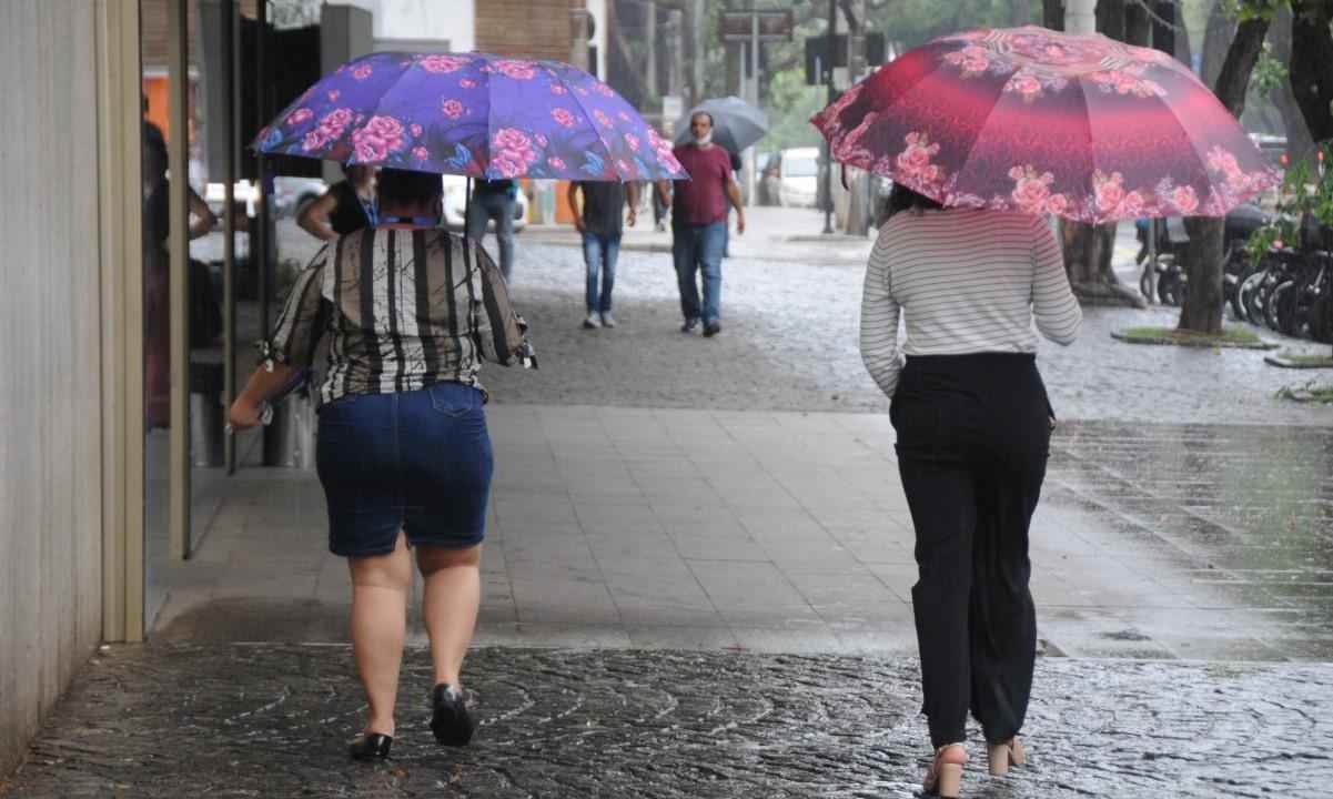 606 cidades de Minas estão sob alerta de chuvas intensas; veja lista - Juarez Rodrigues/EM/D.A Press