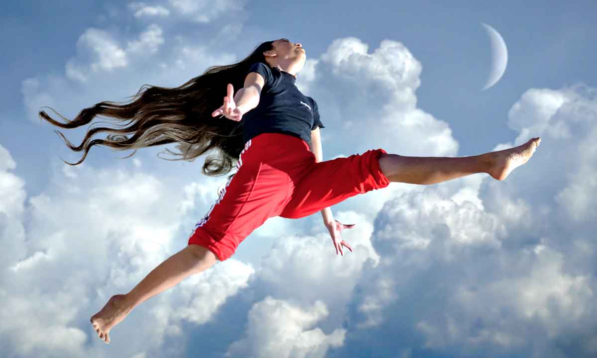 mulher pulando -  (crédito: Pixabay)