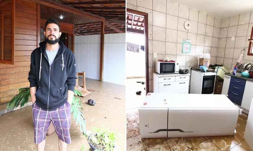 'Perdi tudo', diz morador de Betim atingido por enchente nesse domingo  - Edesio Ferreira/E.M/D.A Press
