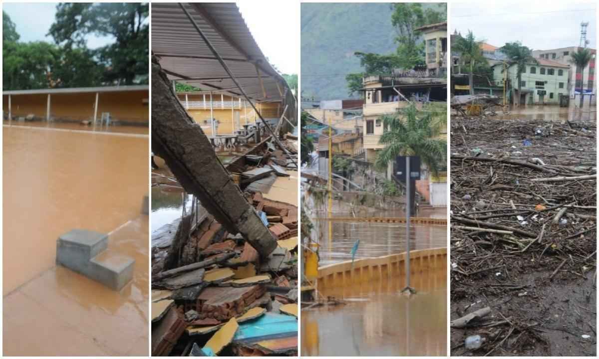 Veja os estragos provocados pelas chuvas em Sabará - Leandro Couri/EM/D.A Press