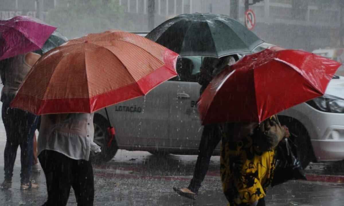 Chuva: Inmet emite alerta de temporal para 525 cidades mineiras; veja lista - Juarez Rodrigues/EM/DA Press